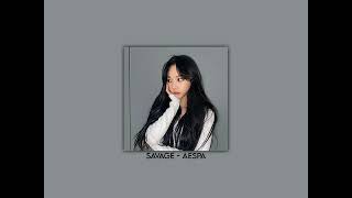 SAVAGE - AESPA (speed up/nightcore)