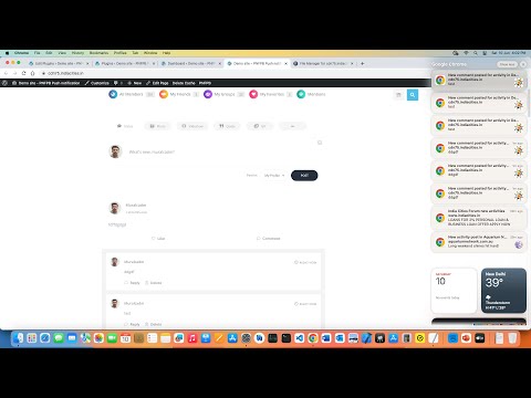 Push notification demo - WordPress Plugin