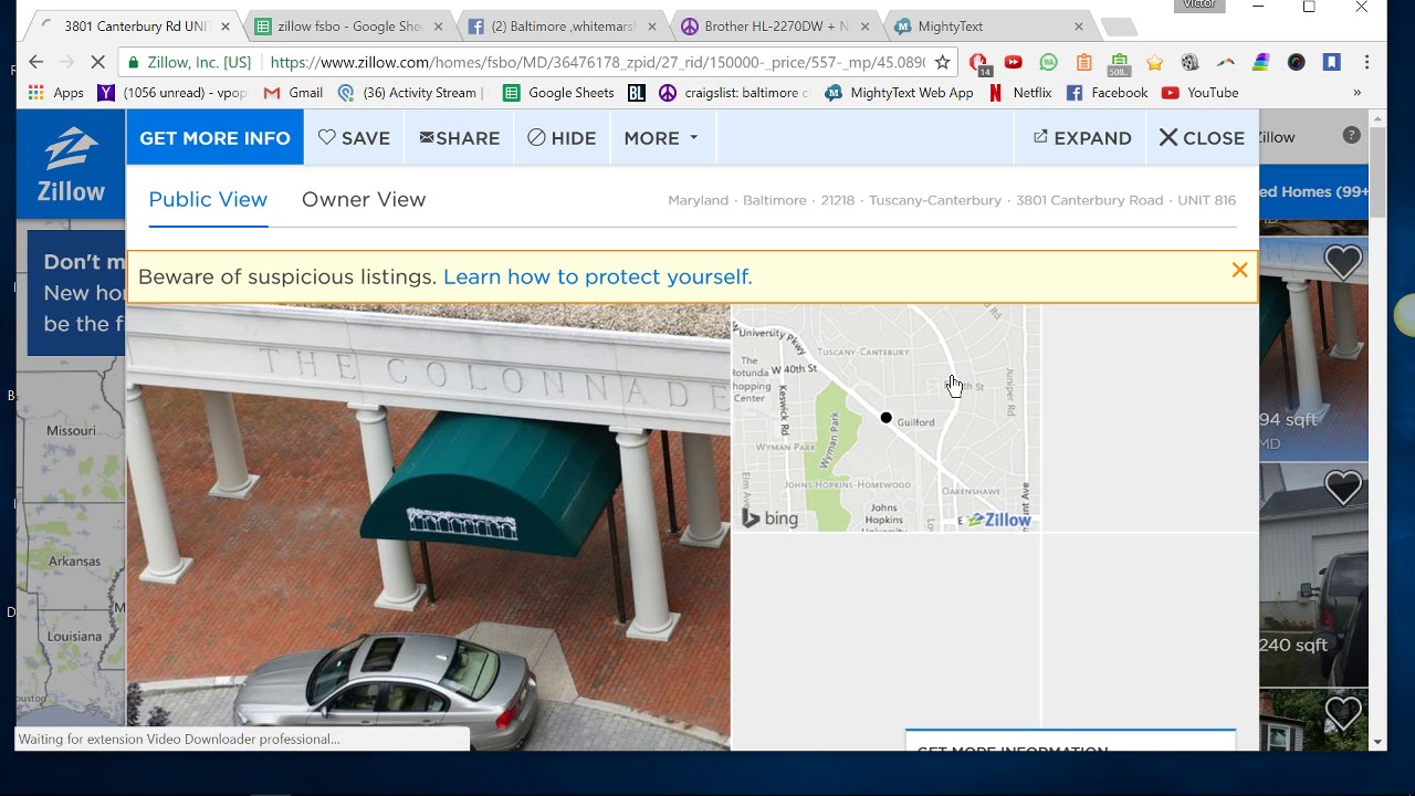 scraping zillow fsbo YouTube