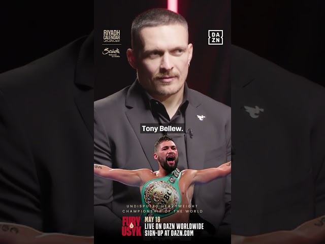 Word association with Oleksandr Usyk 🙌 class=