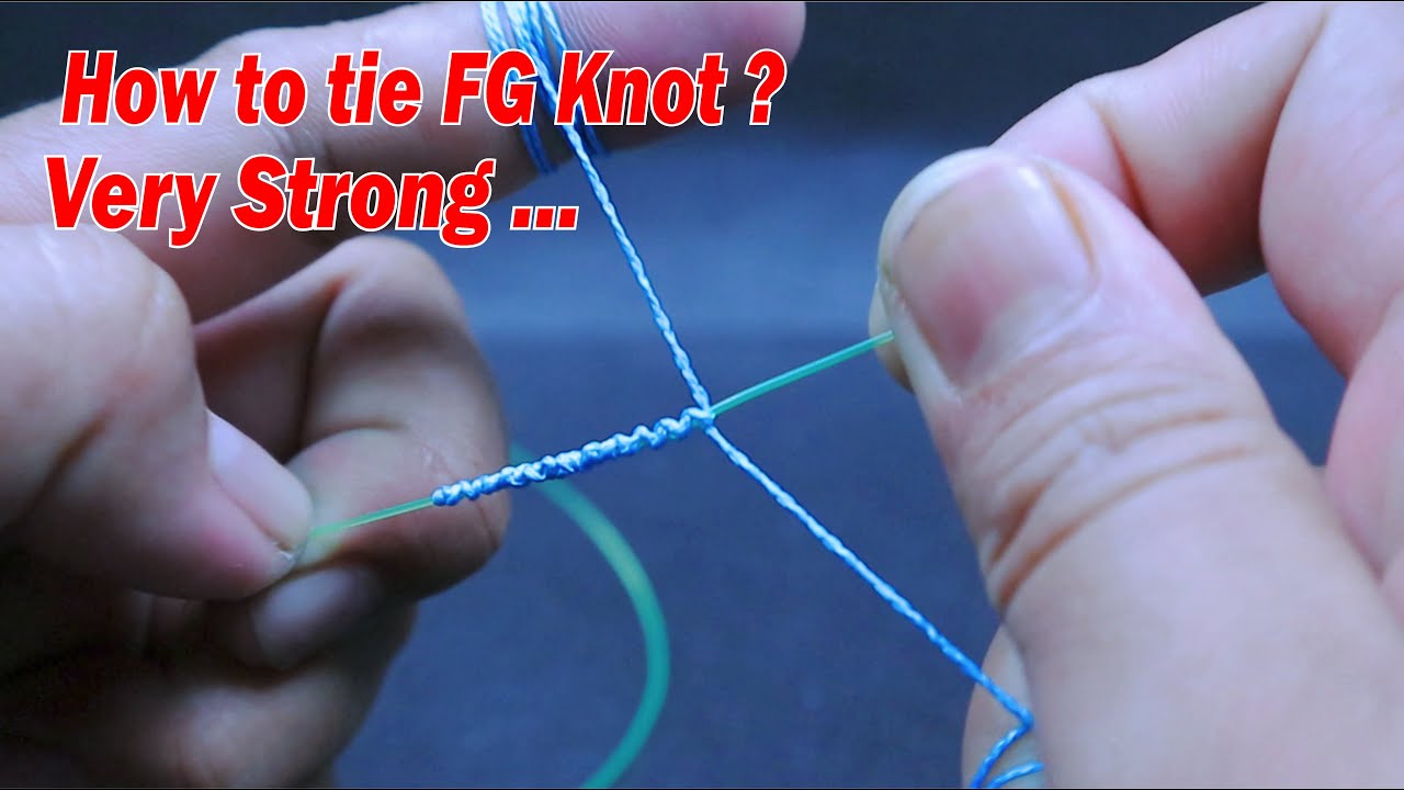 かのこの結い方☺︎ How to tie FG knot For Fishing || FG Knot tutorial - KM Fishing