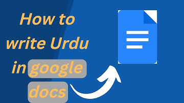 How to write Urdu in google docs |Tech lake|
