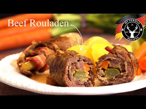 Classic German Beef Rouladen: Braised Beef Rolls ✪ MyGerman.Recipes