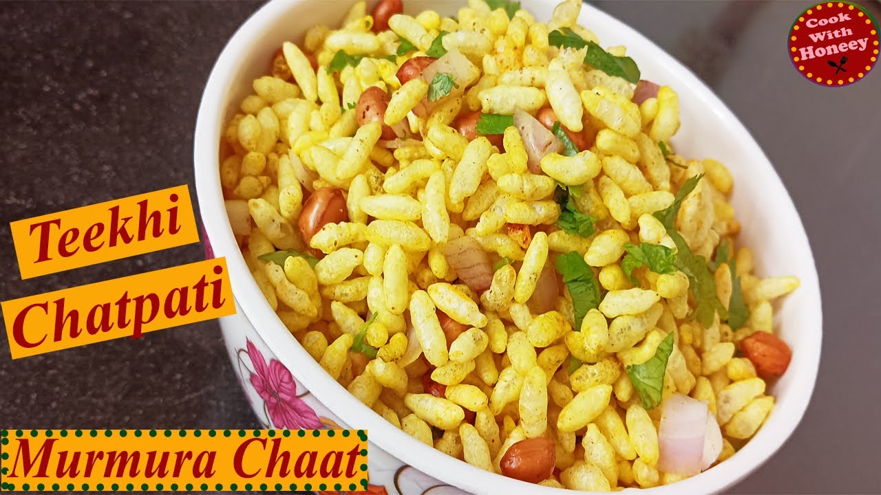 Teekhi Chatpati Murmura Chaat Recipe | Namkeen Murmura Chaat | 5 मिनट ...