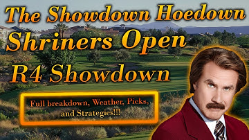 PGA DFS: Showdown Hoedown R4 | Shriners Open | DraftKings Strategy