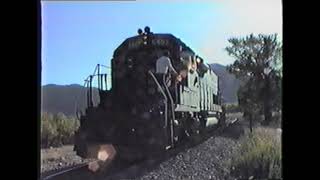 Tape 27B Vintage Rail-nerd Sep 30-Oct 4 &#39;87 Colorado Trip Part 2 - The DRGW-BN-ATSF Joint Line