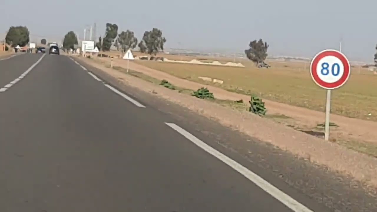 الطريق مابين الشماعية وتلاثاء إيغود