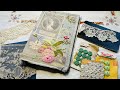 Vintage Textiles- found and gifted plus Juju’s Lace, Trim and Vintage Textile Journal