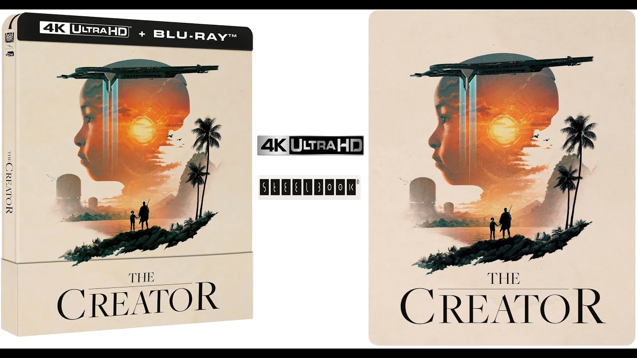 The Creator [4K Ultra HD & Blu-ray Steelbook] Directed by Gareth Edwards 
