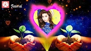 Avee player and kinemaster hands on love pink shape photo effects and whats app status  Kannada screenshot 4