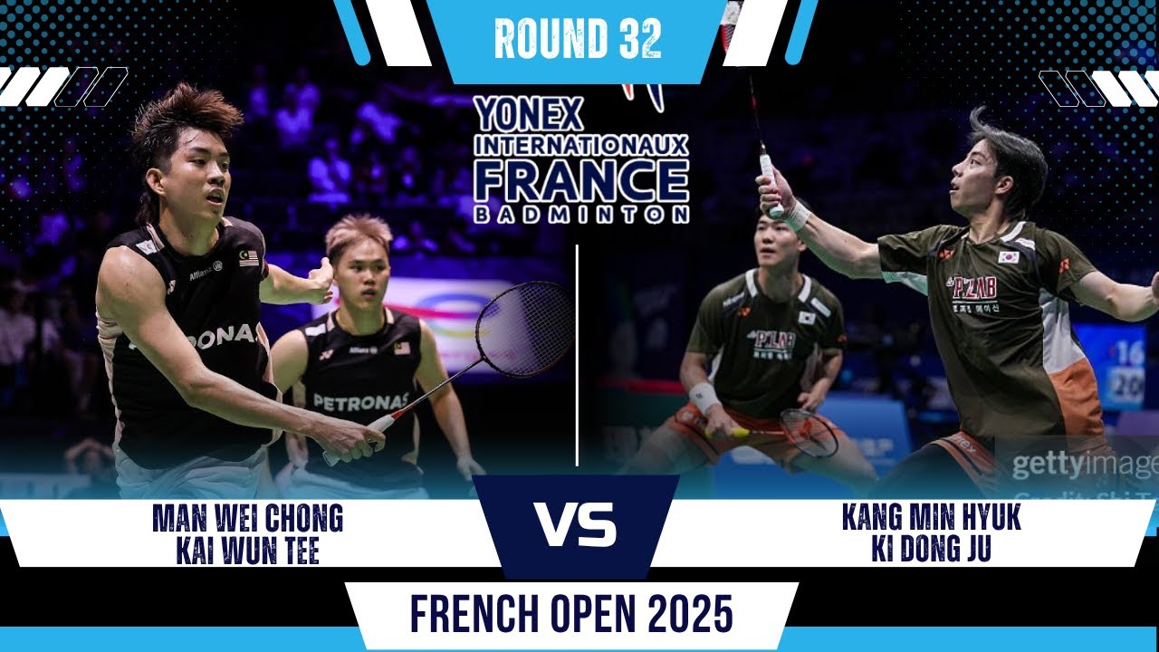 MAN Wei Chong/Kai Wun TEE vs KANG Min Hyuk/KI Dong Ju | YFO 2025 Badminton