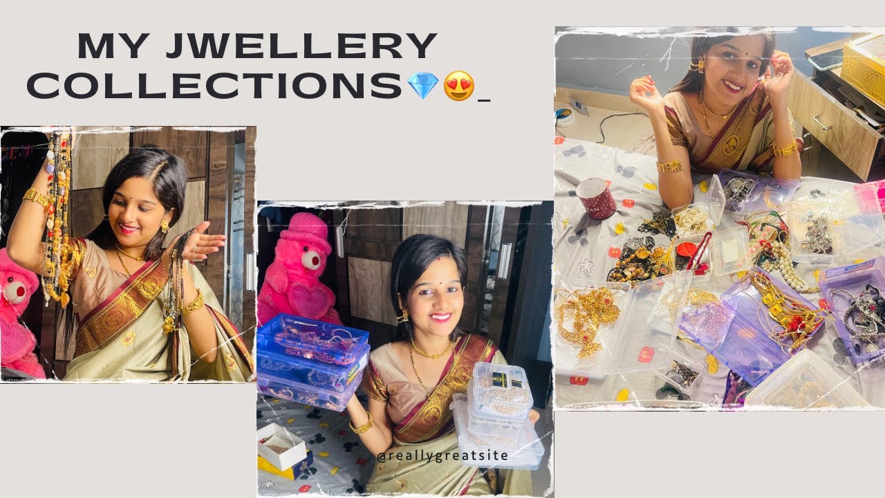 My jewellery collection 🤩| fashion vlog | All types of jewellery | necklaces | mangalsutra