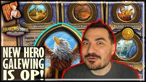 NEW HERO GALEWING IS NUTS! - Hearthstone Battlegrounds