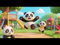 Jumping Panda Cubs Playground Nursery Rhymes Kids Songs