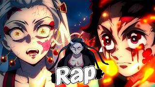 Daki Vs Tanjiro y Nezuko Rap | Arco Distrito Rojo - YuriRaps