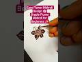 Easy Flower Mehndi Design 🌸Simple Flower Mehndi for Beginners #shorts #shortvideo