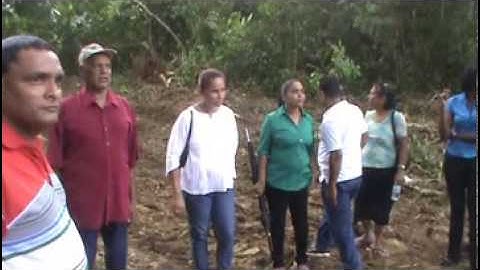 Reroute Residents Drive Out Bulldozer - Mon Desir - 26Sep2013