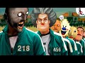 ⭕️⚠️❌  Squid Game 💠Marbles 💠Granny, Scary Teacher,  Baldi, Ice Scream ★ funny horror animations