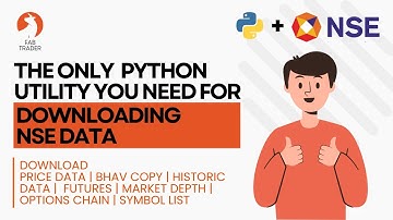 How to download Live data from NSE Website using Python | Bhav Copy | Live Option Chain | FabTrader