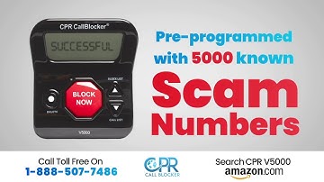 CPR V5000 Call Blocker as seen on Newsmax TV