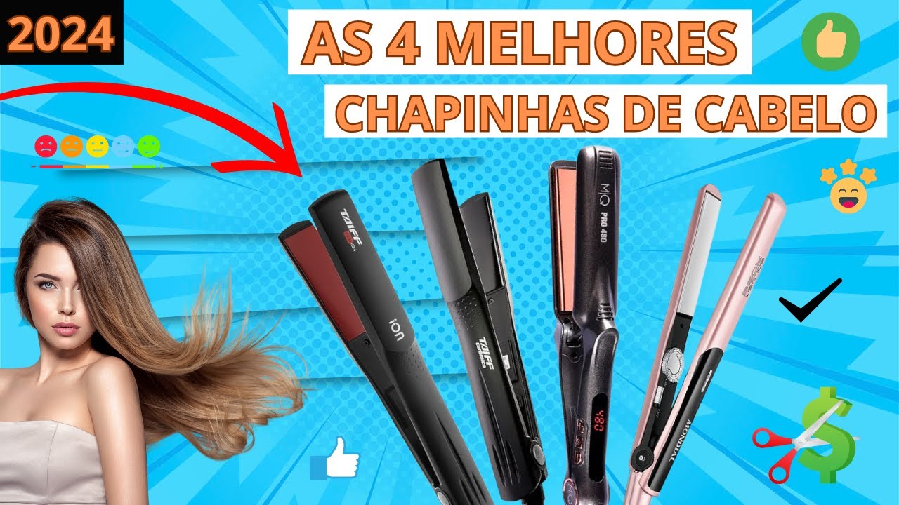As 4 Melhores Chapinha Prancha de Cabelo Em 2024! BOA E BARATA ...