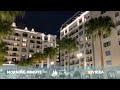 Disney's Riviera Resort at Nighttime - Disney Skyliner Views - Walt Disney World Resort (4K) (HD)