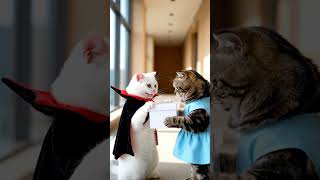 Police Cat Catches Trouble in Style! #funny #remix