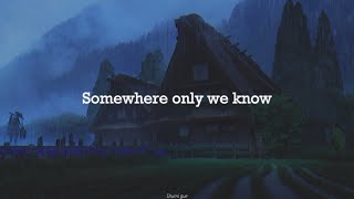 keane - somewhere only we know (lofi remix)