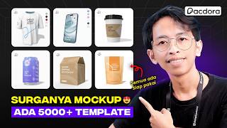 Surganya Template Mockup, Ada 5000+ Template Siap Pakai 😍 - Pacdora