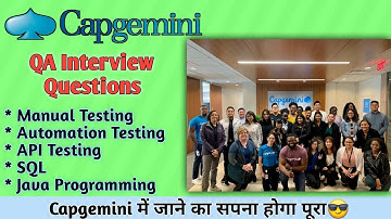 Capgemini testing interview questions | Manual & Automation | Capgemini QA Interview | हिंदी मे 🤟
