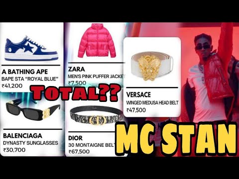 MC STAN dresses price in shana bann