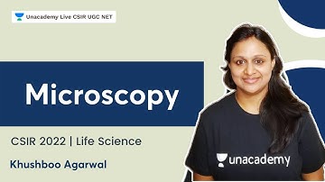 Microscopy | CSIR-UGC NET| Khushboo Agrawal | Unacademy Live- CSIR UGC NET