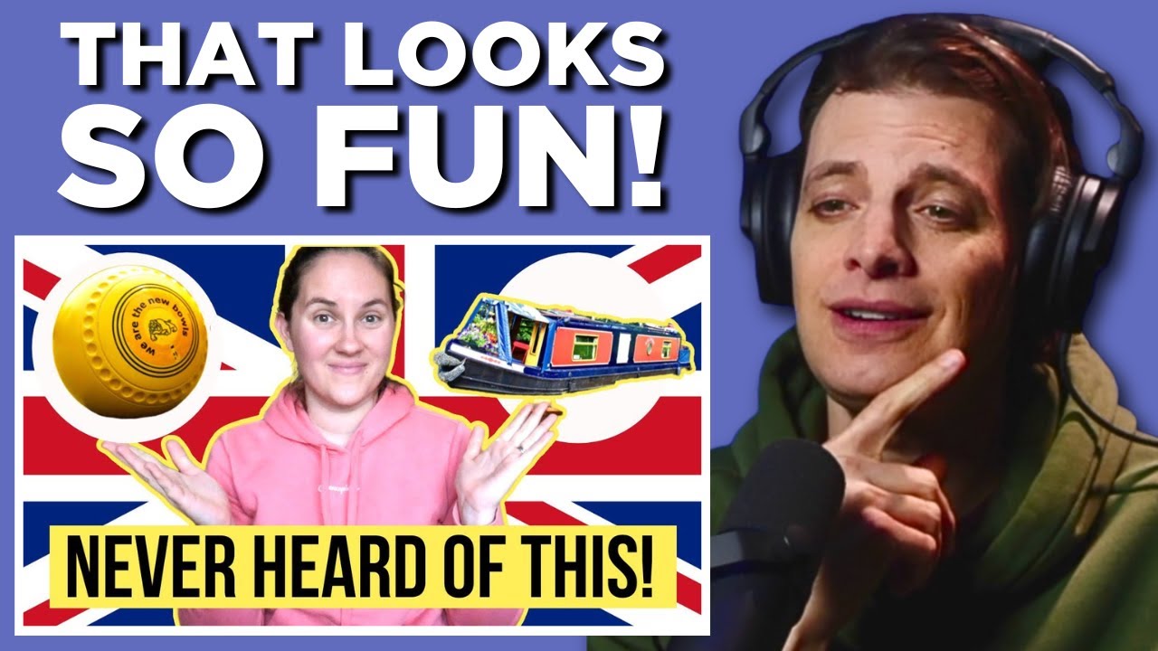 American Reacts to British Pastimes I'd Never Heard Of!