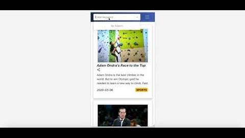 Homework 8 - NewsApp (Mobile) - CSCI571 - Spring 2020