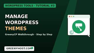 WordPress Tools: How to add or remove WP themes using Greenyhost control panel