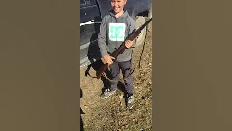 Little kid shoots sks.  LOL!!!