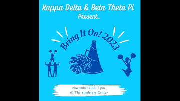 Kappa Delta and Beta Theta Pi Present Bring It On! 2024