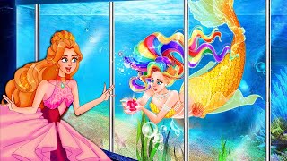 I Was Adopted By A Princess  How To Become A Mermaid?  Fairy Tales Every Day