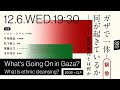 【緊急生配信】D2021×CLP「ガザで一体何が起きているか -民族浄化とは何か-」