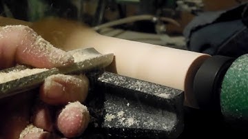 Turning a mini tool handle: Part 1