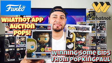 Marvel Funko Pops From The WhatNot Auction Hosted By PopKingPaul
