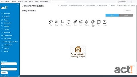 Act! Training Videos - AMA: Add Images to Your Template