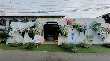 Rạp cưới Ba Hào | Rạp Cưới Gò Công Tây | Rạp cưới tone xanh