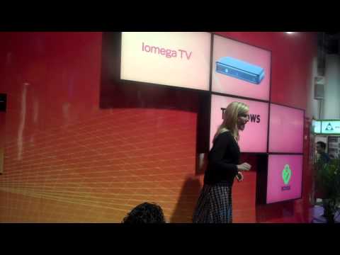 Iomega presenting Boxee