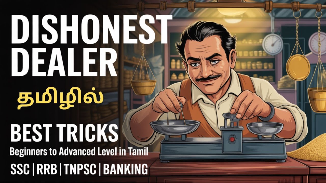 DISHONEST DEALER - BEST SHORT CUT METHOD TO SOLVE IN SECONDS - PROFIT LOSS AND DISCOUNT IN TAMIL