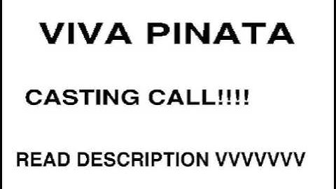 Viva Pinata - Lost Paradise (OPEN CASTING CALL) (Voices, artists, editers etc NEEDED!)