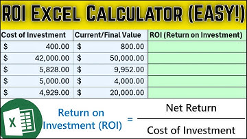 Return on Investment: How to Calculate ROI in Excel