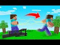 EXERCISE In MINECRAFT = SUPER RUNNING SPEED! (amazing)