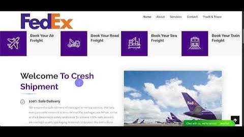 How to Create a FedEx Shipping Website with Map Tracking Code.