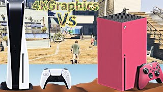 Ps5 Vs Xbox Series X Graphics Test GTA V | 4K Graphics/Real Life Graphics test